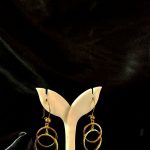 گوشواره آویز حلقه ای دیانا